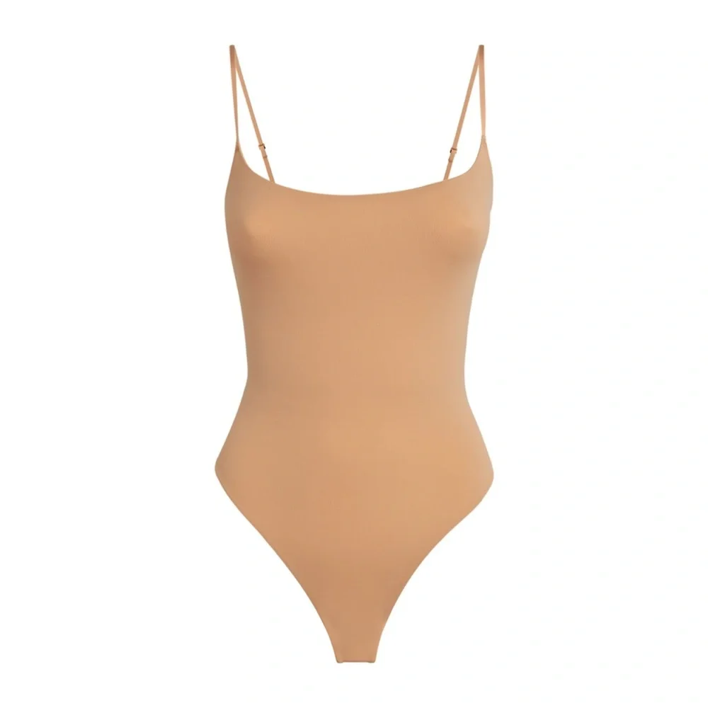 Free People Intimately Women’s Blush Seamless Bodysuit Sz M-L NWT